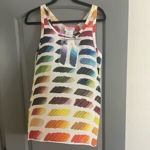 Brand New Chanel Multicolor Iconic Paint Chart Top